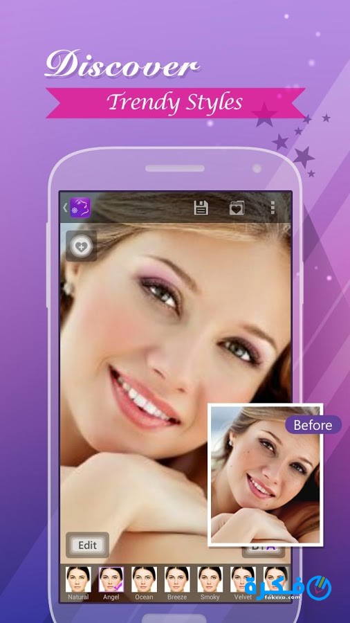 تحميل تطبيق Perfect365 وضع مكياج علي الصور 2025 2 تطبيق Perfect 365:One_Tap make over 2021