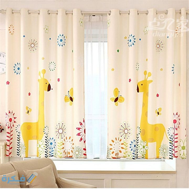 صور ديكورات ستائر ومفروشات لغرف نوم اطفال 2025 احدث موديلات الستائر 1 d4964d297abe8ee26508058b3f398a8b