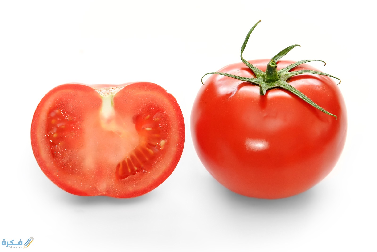 اسم نبات بحرف الطاء ط 1 Bright red tomato and cross section02