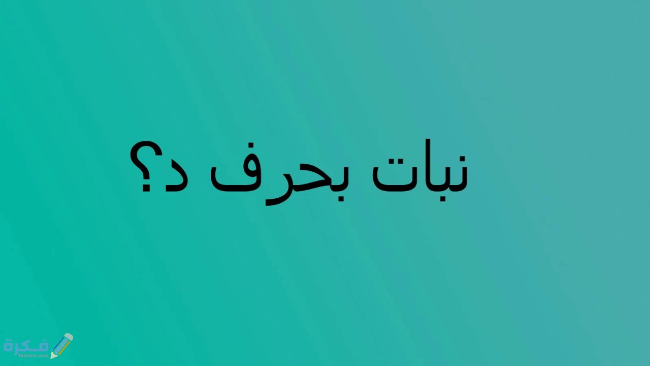 اسم نبات بحرف د الدال 1 maxresdefault 37