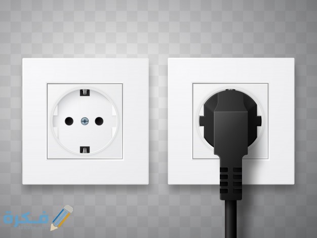 تفسير حلم رؤية فيش الكهرباء 1 socket plug inserted electrical outlet isolated 165143 430