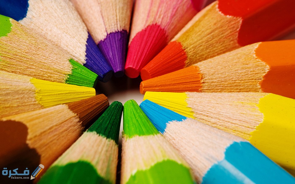 مقدمة إذاعة مدرسية عن الألوان مع خاتمة 1 colored pencils