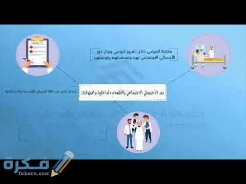 ما هو دور الاخصائي الاجتماعي في مجال الطب 1 داخل العيادات الداخلية