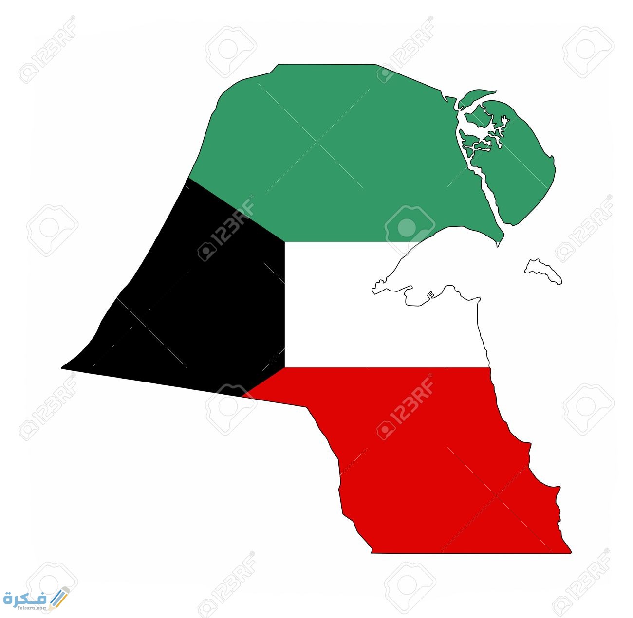 صور خريطة الكويت بالمدن وجميع المناطق كاملة بالتفصيل 1
