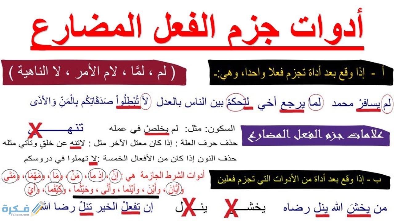 ما هي أدوات الجزم 1 أدوات الجزم