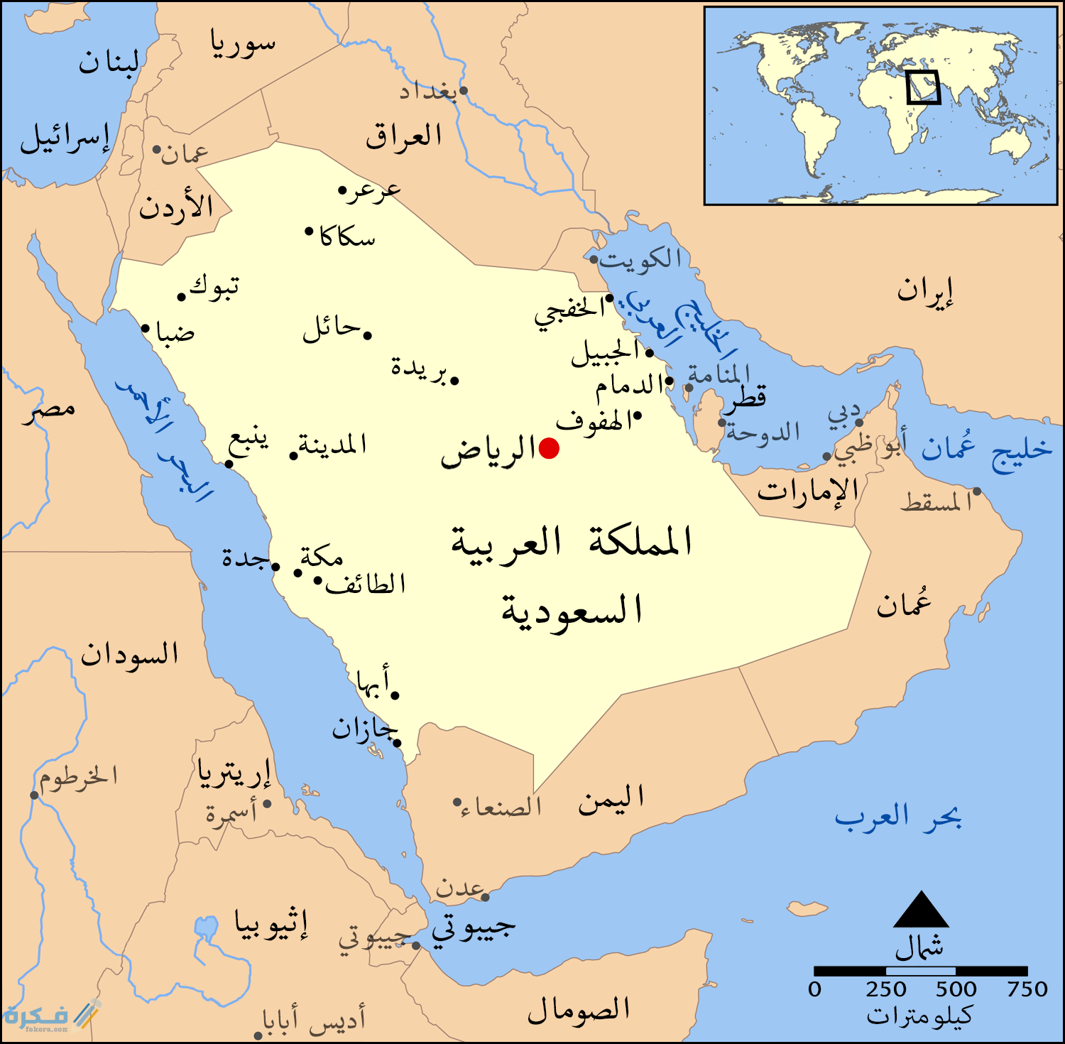 كم عدد المناطق الإدارية في المملكة العربية السعودية 1 المناطق الإدارية في المملكة