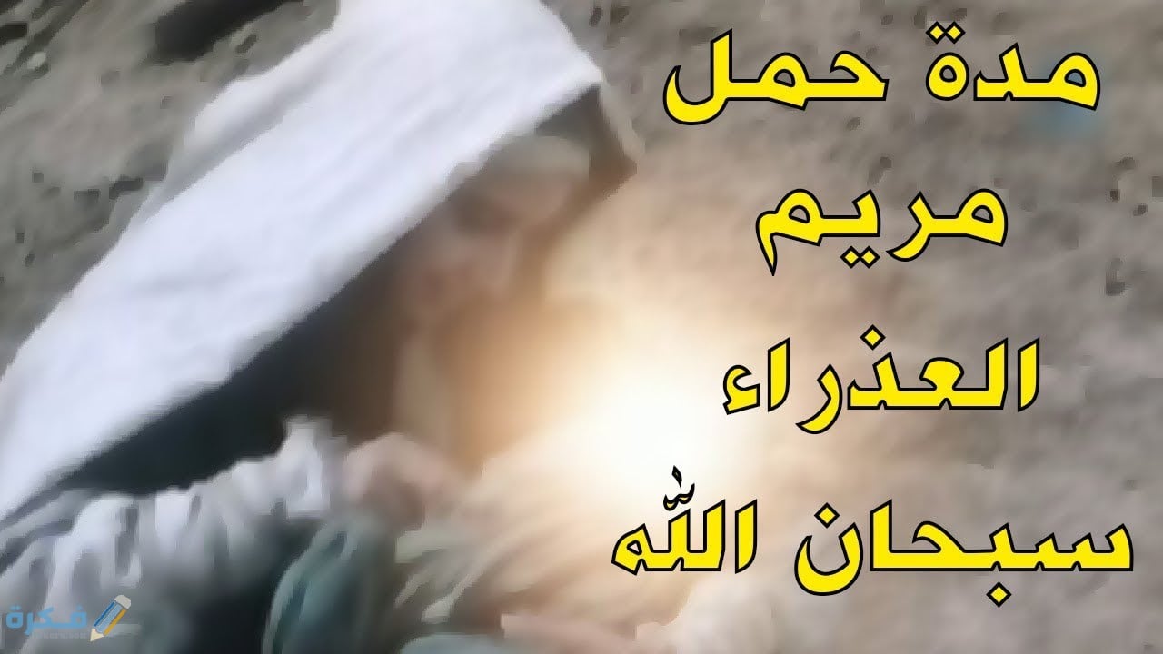 كم مدة حمل السيدة مريم 1 كم مدة حمل السيدة مريم