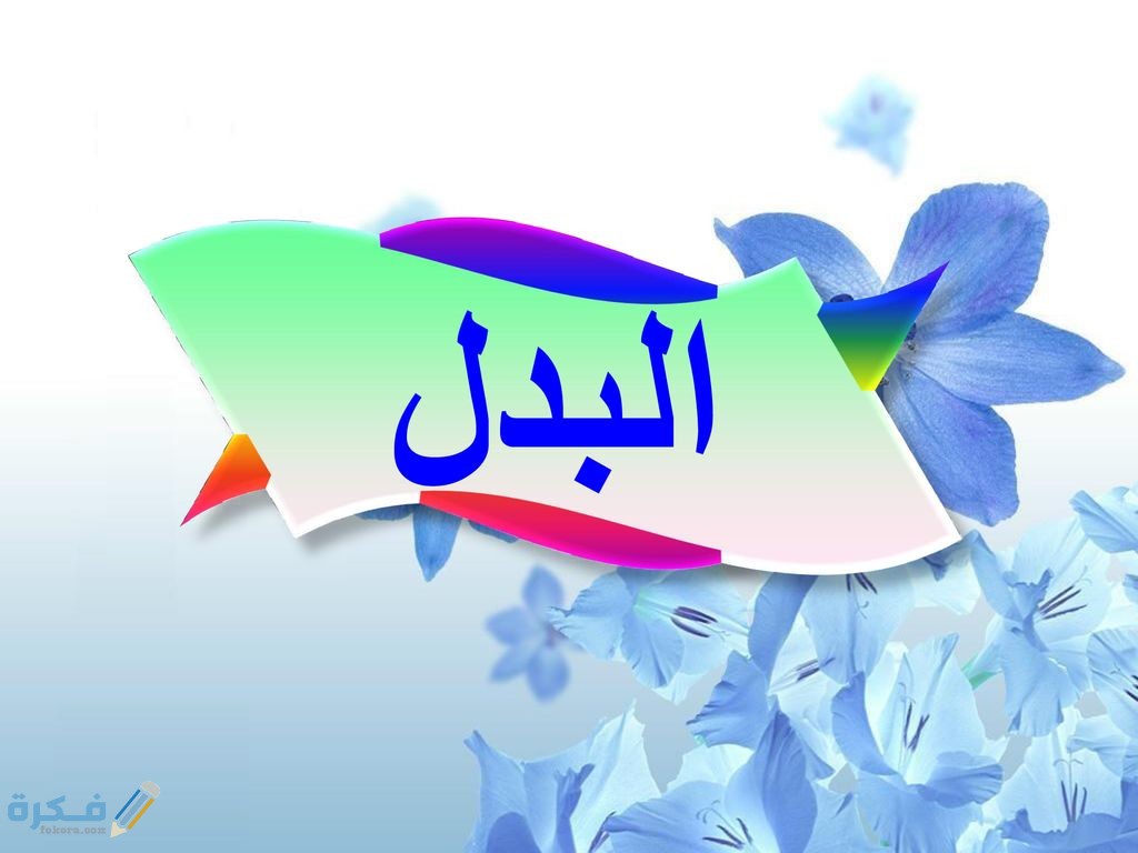 شرح انواع البدل في اللغة العربية 1 شرح درس البدل في اللغة