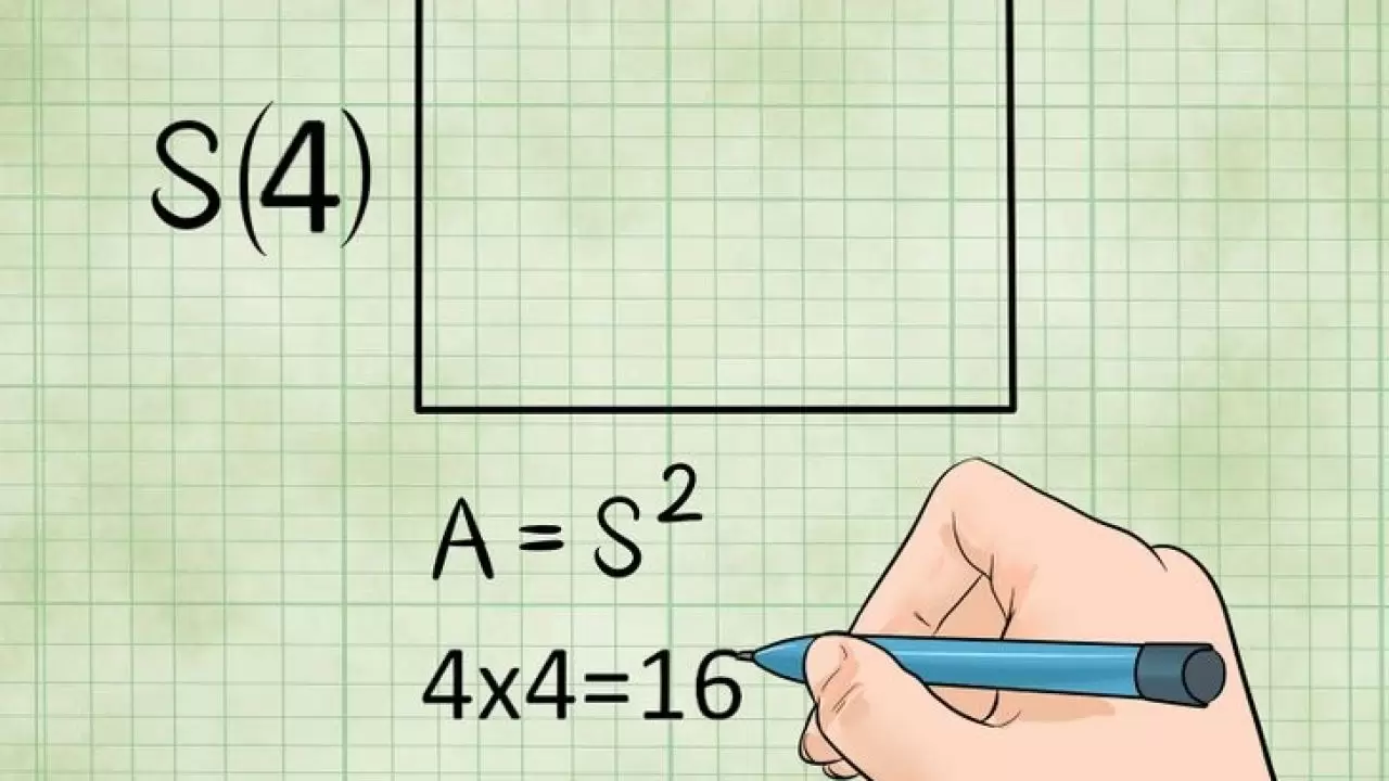 كيف احسب مساحة المربع 1 what is the area of the square