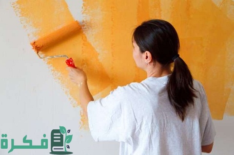 شرح خطوات دهان الحوائط سبونش 1 كيفية دهان الحوائط سبونش