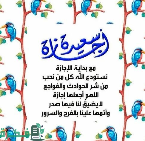 ما هو الرد على إجازة سعيدة 1 848A56BB AAF1 4BDD A33C 62CE860AF27E