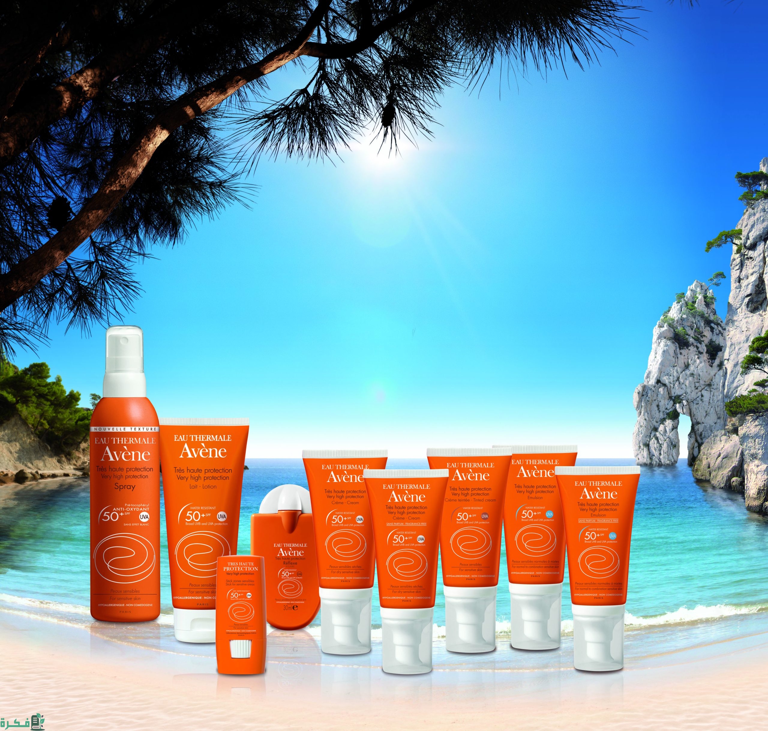 مميزات وعيوب صن بلوك Avene 1 أنواع صن بلوك افين