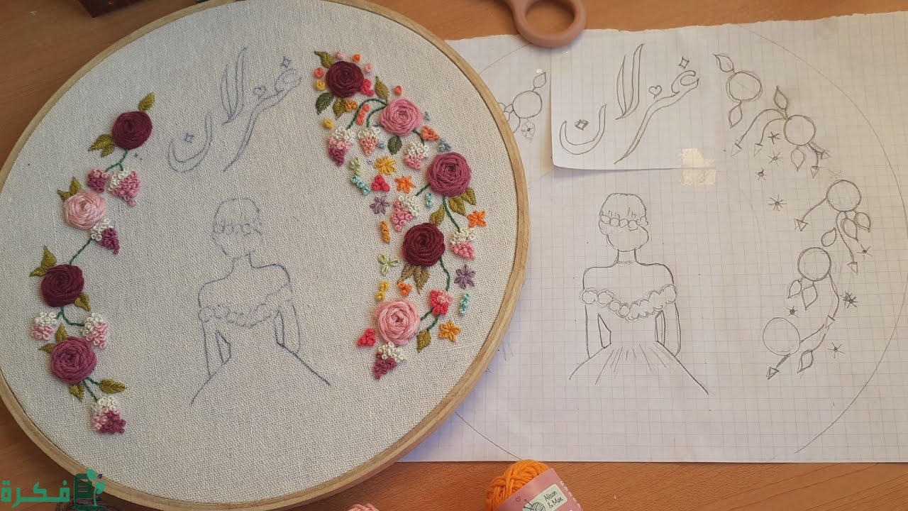 رسومات تطريز بالخرز على الملابس 1 رسومات تطريز بالخرز على الملابس
