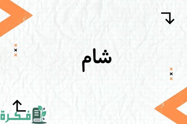 معنى اسم شام Sham؛ شخصيته وصفاته صور أسم شام 1 معنى اسم شام
