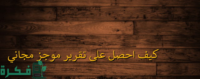 تقرير موجز بالتفصيل 1 تقرير موجز مجاني