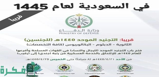 ما هي خطوات التقديم للتجنيد الموحد بالسعودية والشروط المطلوبة والاوراق 1446 1 ما خطوات التقديم للتجيند الموحد بالسعودية