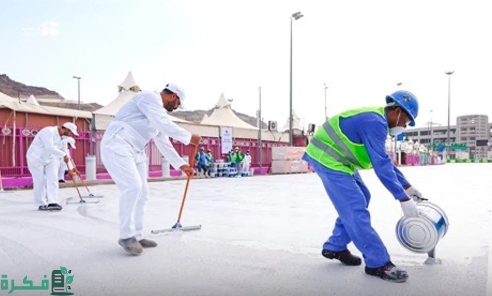 "وزارة الحج" بدء التوسع في تنفيذ مبادرة تبريد الطرق في عدد من المواقع في الحرم المكي 2 بدء التوسع في تنفيذ مبادرة تبريد الطرق في عدد من المواقع في المشاعر المقدسة