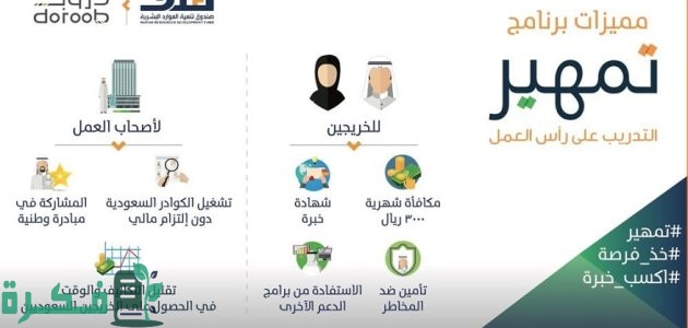 ما هي التسجيل في منتج تطوير الخريجين تمهير؟.. المنصة تجيب 1 طريقة التسجيل في منتج تطوير الخريجين تمهير وشروطه