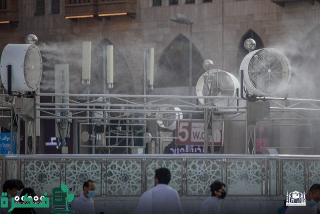 تكنولوجيا تبريد الأسطح ومواجهة الإجهاد الحراري.. جهود متكاملة لتعزيز راحة الحجاج وحمايتهم تكنولوجيا تبريد الأسطح ومواجهة الإجهاد الحراري.. جهود متكاملة لتعزيز راحة الحجاج وحمايتهم