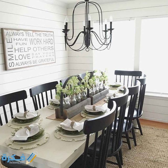 60 Modern Farmhouse Dining Room Table Ideas Decor And Makeover 18