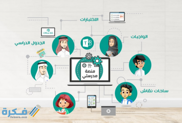 شرح التسجيل في منصة مدرستي التعليمية