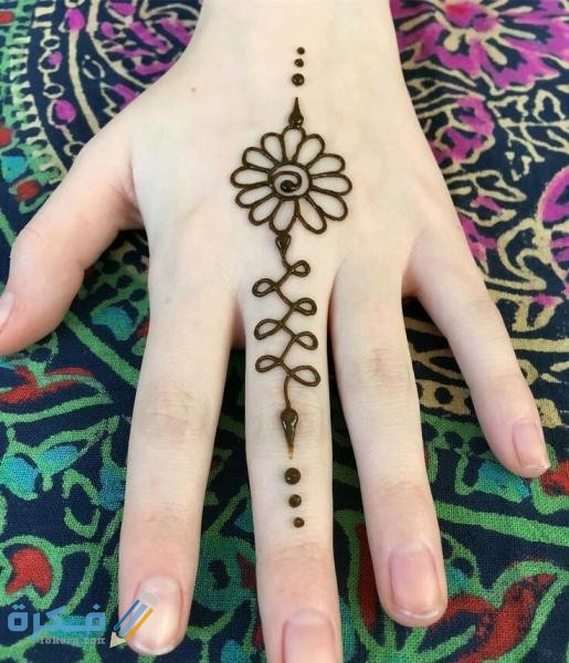 صور رسومات حنة نقش خليجي خفيف صور رسومات حنة نقش خليجي خفيف