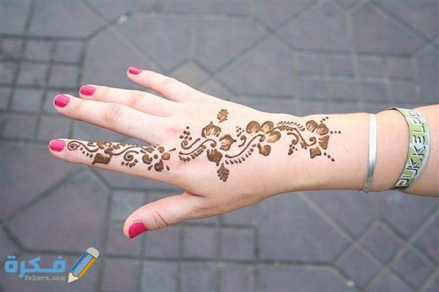 صور رسومات حنة نقش خليجي خفيف صور رسومات حنة نقش خليجي خفيف