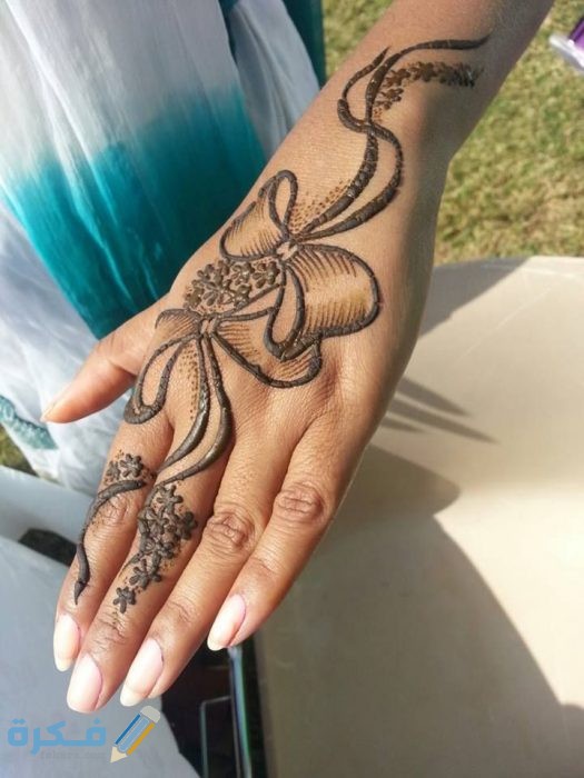 صور أجمل نقش حنه إماراتي