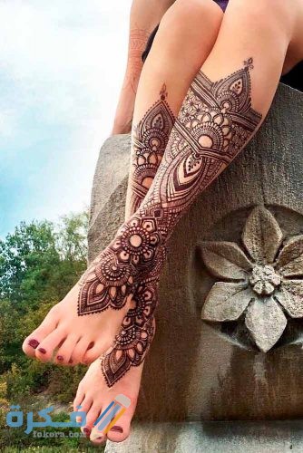 صور حنة على الرجل صور حنة على الرجل