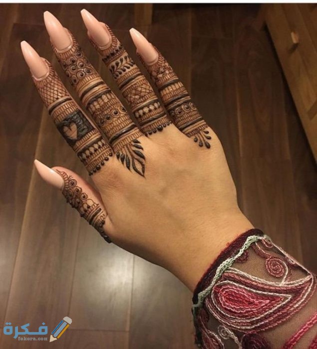 صور نقش حنه للاصابع اماراتي صور نقش حنه للاصابع اماراتي