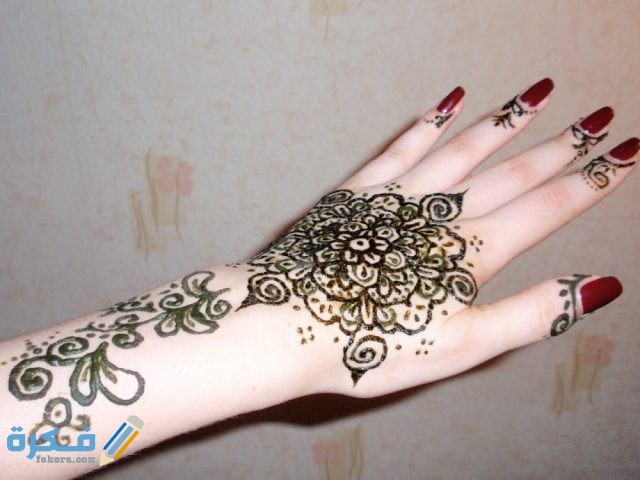 صور رسومات حنة نقش خليجي خفيف صور رسومات حنة نقش خليجي خفيف