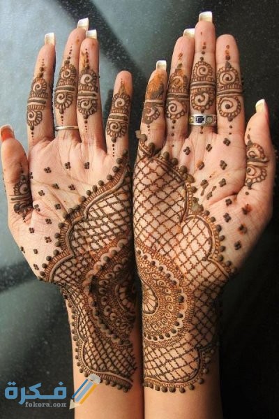 صور رسومات حنه إماراتي