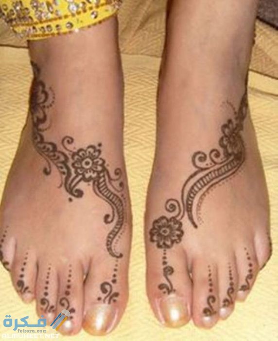 نقش حناء مغربي للرجلين نقش حناء مغربي للرجلين