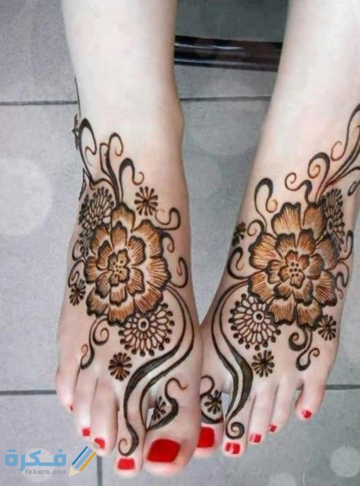 نقش حناء مغربي للرجلين نقش حناء مغربي للرجلين