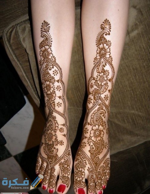 نقش حناء مغربي للرجلين نقش حناء مغربي للرجلين