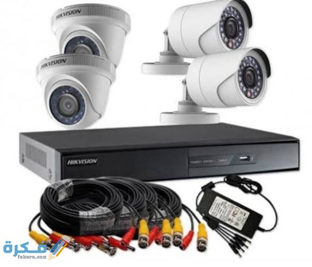 توصيلات كاميرات المراقبة وتركيبها