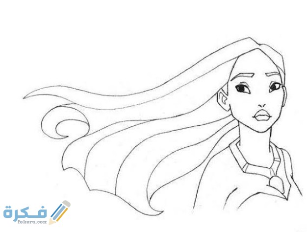 كيفية رسم اميرات ديزني بالخطوات 