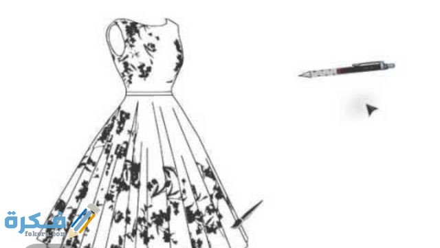  كيفية رسم فساتين وازياء للاطفال