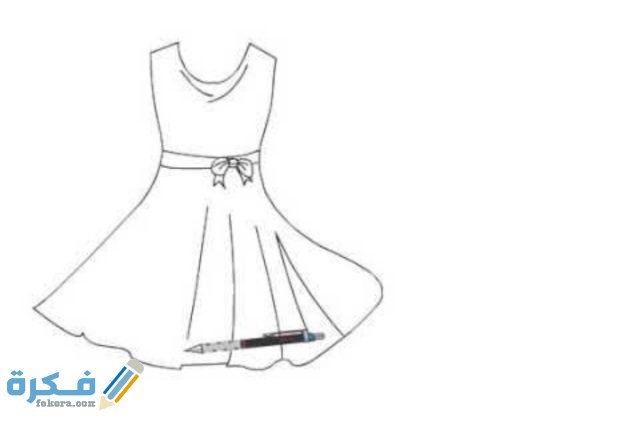  كيفية رسم فساتين وازياء للاطفال