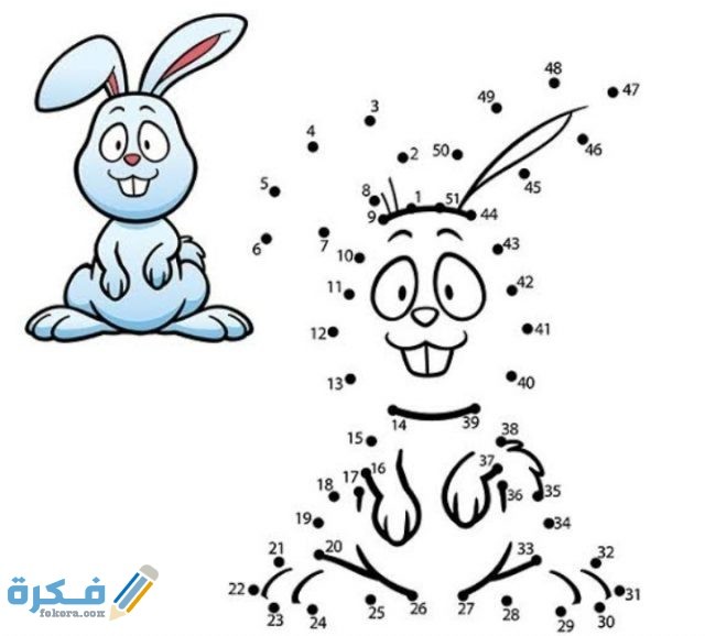 كيفية رسم بالنقاط للاطفال 