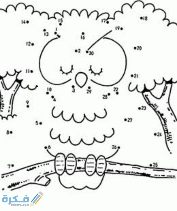 كيفية رسم بالنقاط للاطفال 