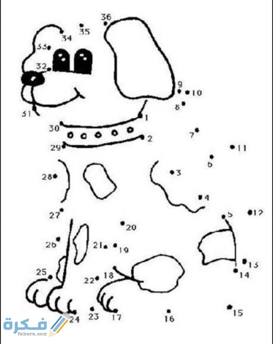 كيفية رسم بالنقاط للاطفال 