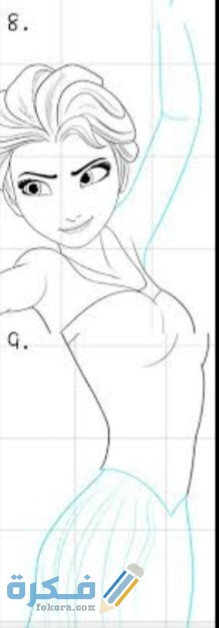  كيفية رسم اميرات جميلات