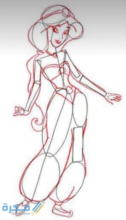  كيفية رسم اميرات جميلات