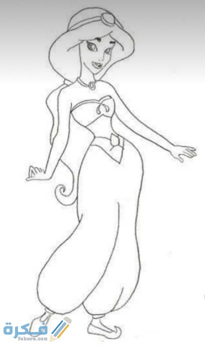 كيفية رسم اميرات جميلات