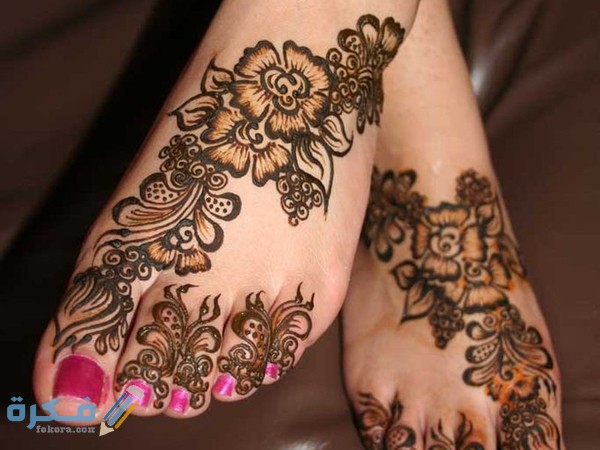 نقش حناء ورود كبيرة 2021 نقش حناء ورود كبيرة 2021