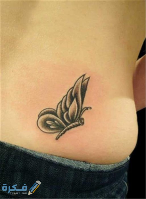 صور رسم حنه فراشة