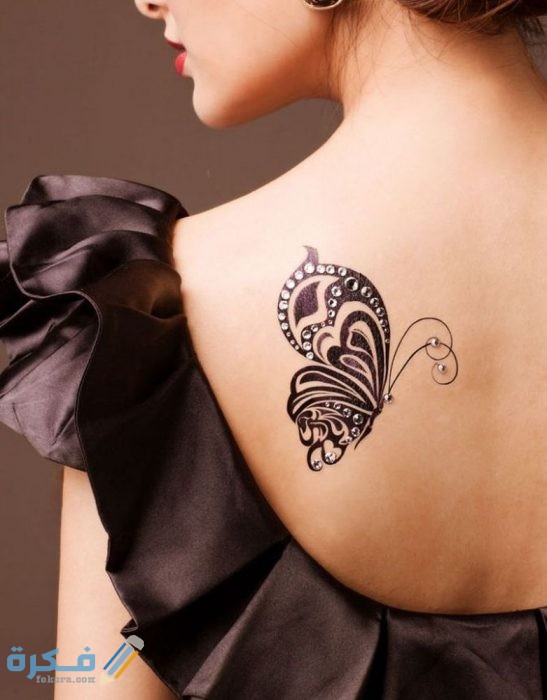 صور رسومات حنه على الكتف صور رسومات حنه على الكتف