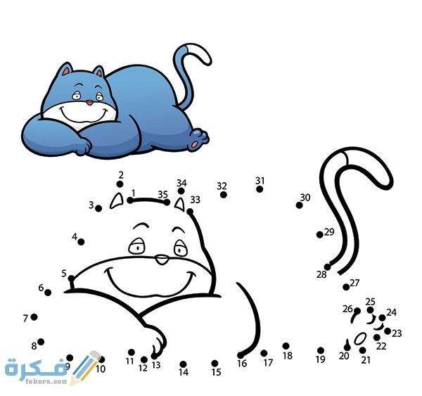 كيفية رسم بالنقاط للاطفال 