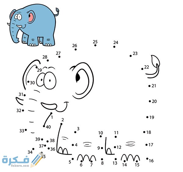 كيفية رسم بالنقاط للاطفال 